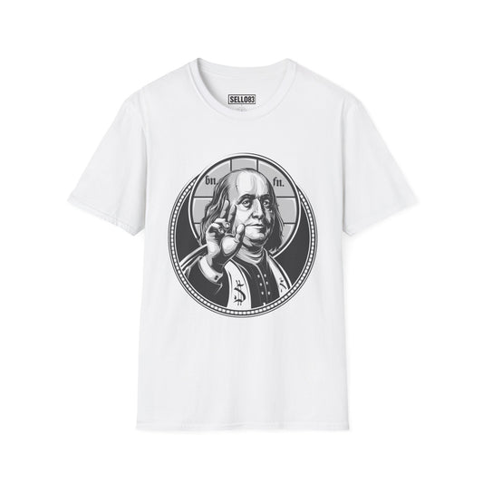 Money Saint Artistic Unisex T-Shirt, Trendy Graphic Tee, Casual Wear, Statement Shirt, Unique Gift, Everyday Fashion