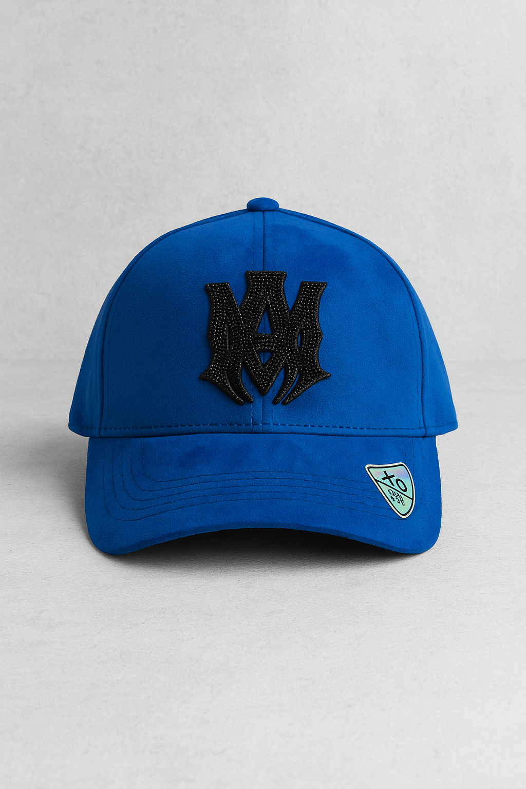 Gorra Urbana Sello83 – Edición Royal Blue con Logo Black Crystal
