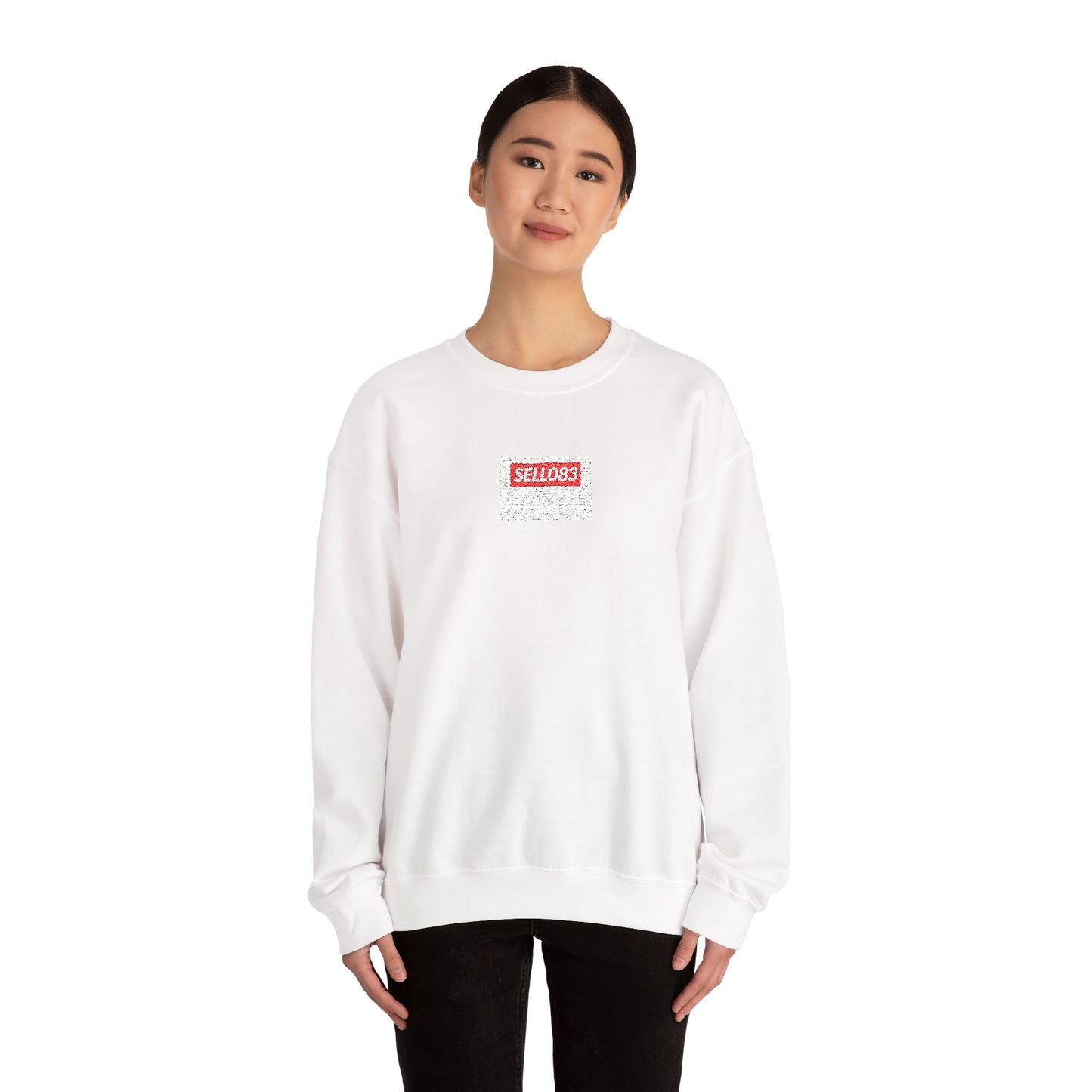 Sello Blanco | Actitud 83 /Unisex Heavy Blend™ Crewneck Sweatshirt