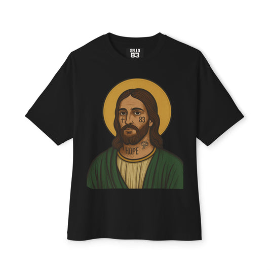 Bendecido 24/7 ..Hopeful Oversized Tee, Unisex Streetwear, Graphic T-Shirt, Faith-Inspired Apparel, Relaxed Fit Top, Comfortable Everyday Wear