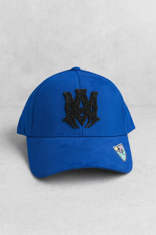 Gorra Urbana Sello83 – Edición Royal Blue con Logo Black Crystal