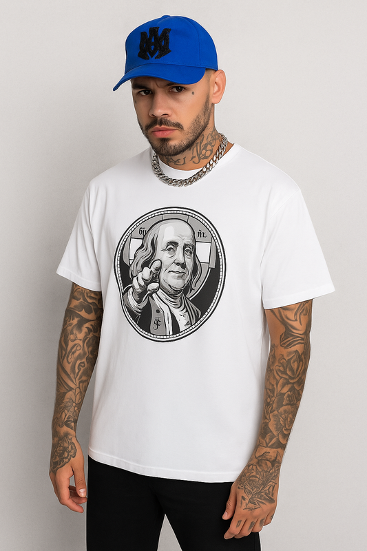 Money Saint Artistic Unisex T-Shirt, Trendy Graphic Tee, Casual Wear, Statement Shirt, Unique Gift, Everyday Fashion